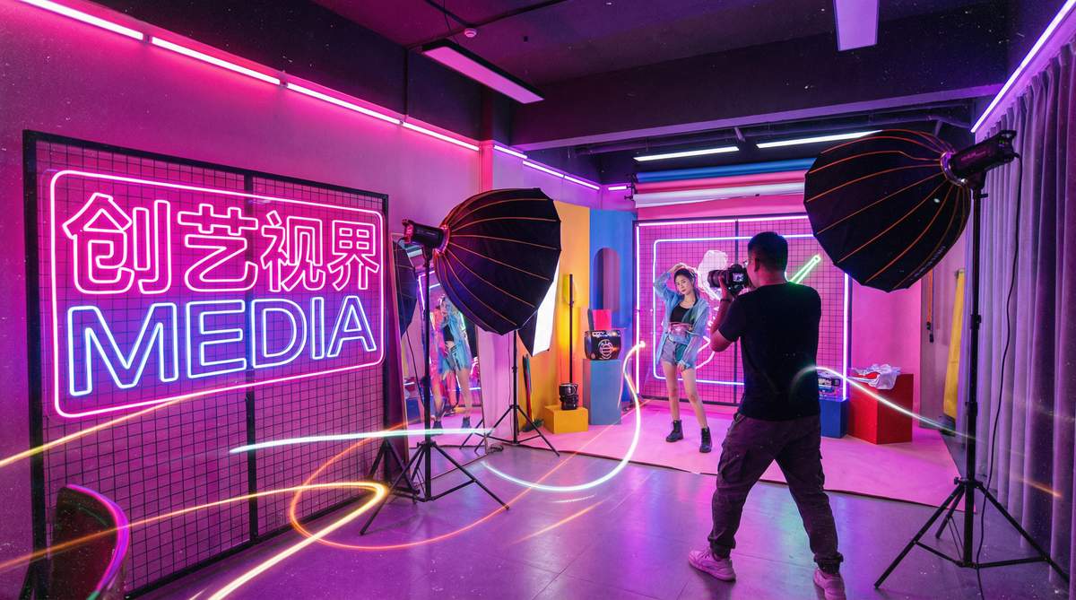 媚黑创意摄影教程